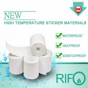Les étiquettes de protection à hautes températures écologiques de Rifo étiquettent les matières premières
